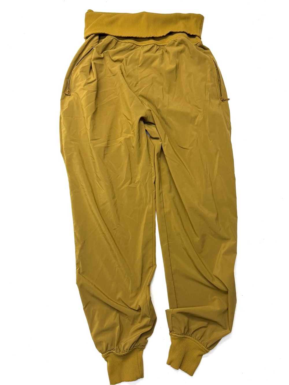 Offline by aerie Mustard Parachute Track Pants Joggers